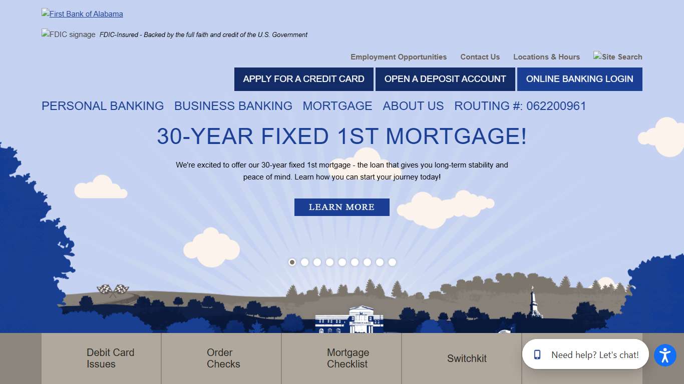 Bank in East Central Alabama First Bank of Alabama