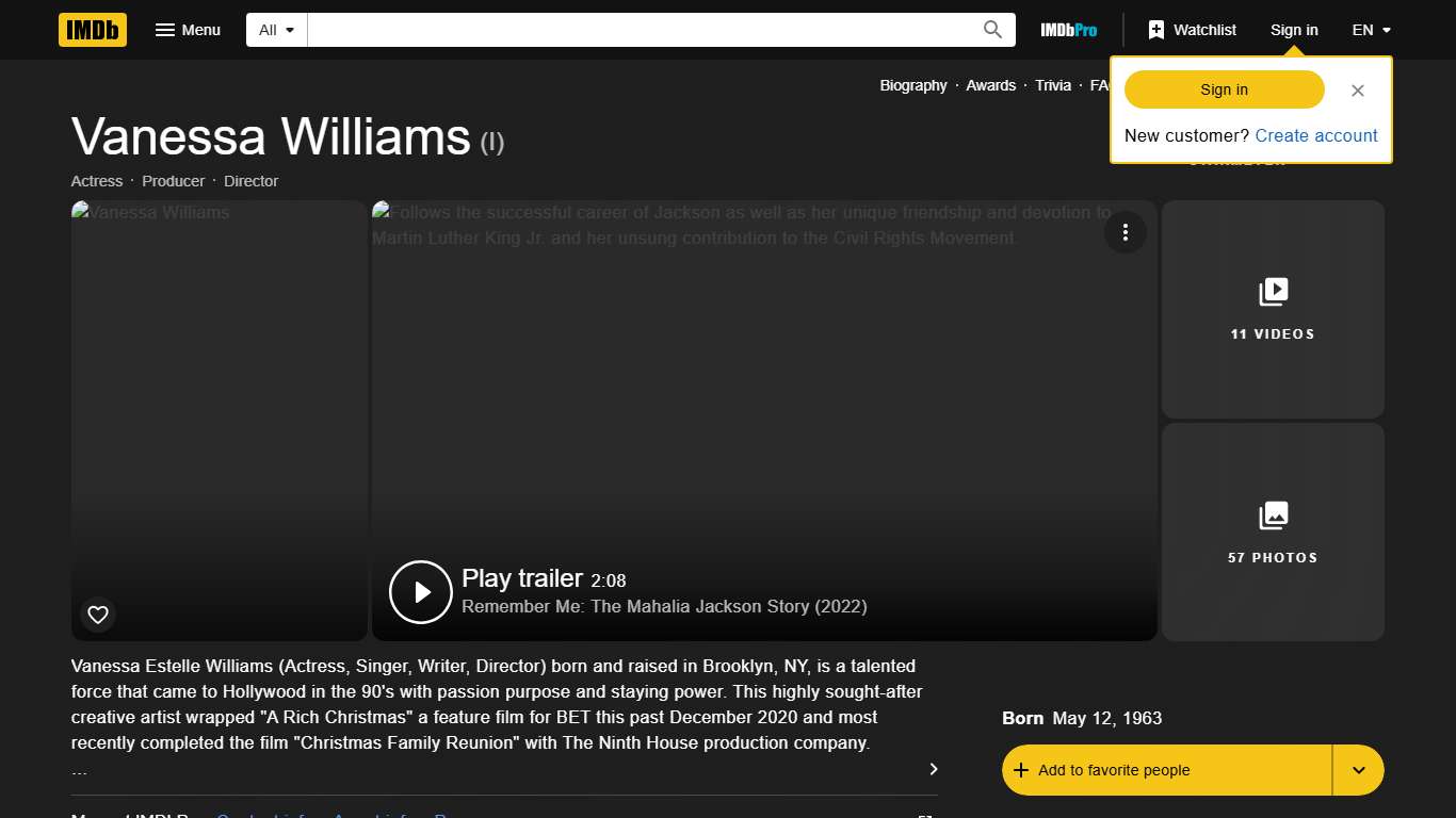 Vanessa Williams - IMDb
